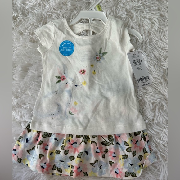 Baby Easter Bunny Onsie and Shirt/Skirt Outfit - Size 3 months 🐰 - Picture 4 of 4